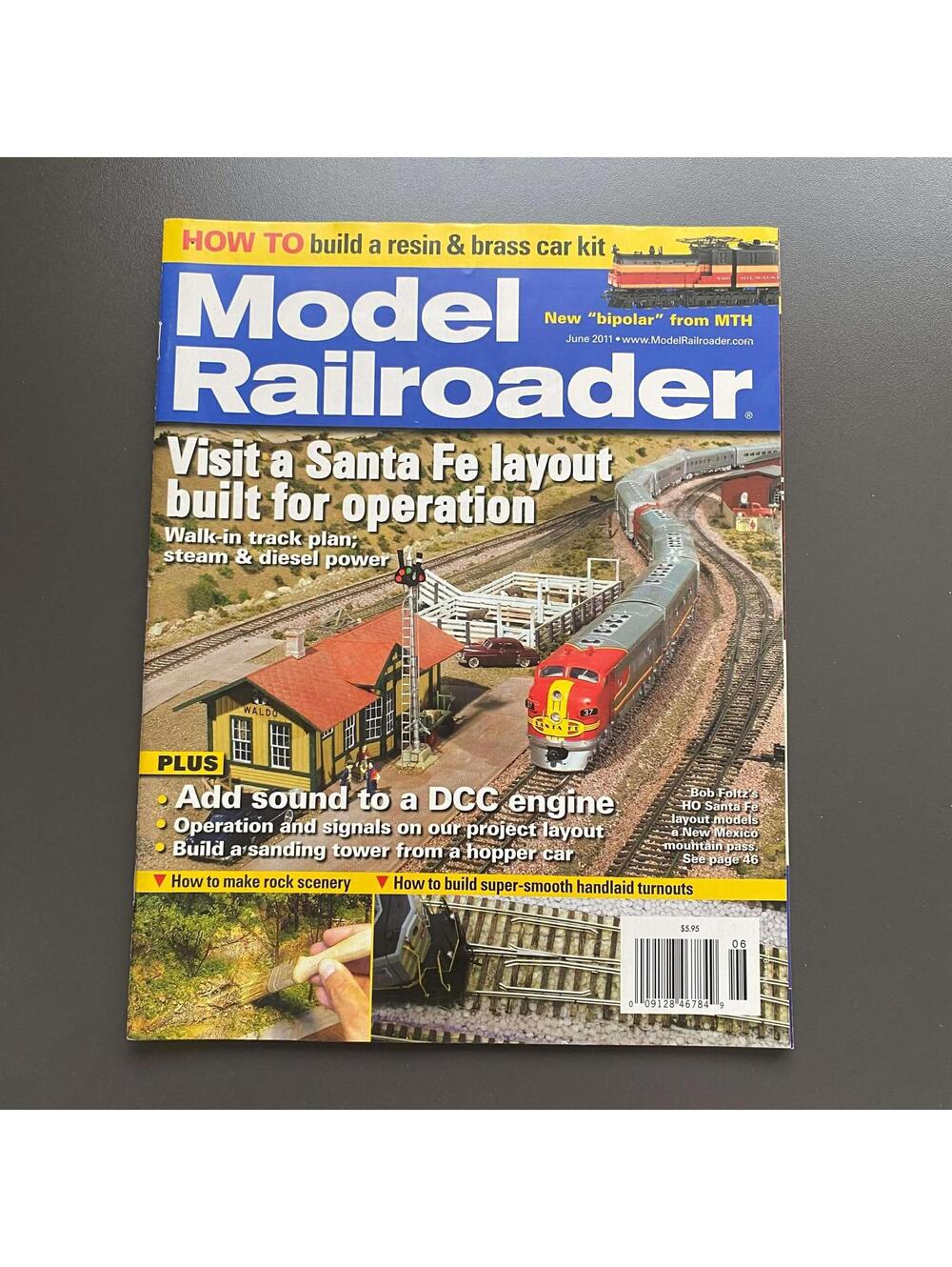 Model Railroader June 2011 Vintage Magazine